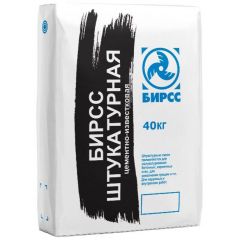 Штукатурка цементно-известковая БИРСС (BIRSS) 15 Э накрывка М100 40 кг