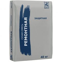 Ремонтная штукатурка для стен с плесенью БИРСС (BIRSS) 29 серая 40 кг