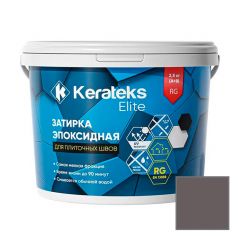 Затирка эпоксидная двухкомпонентная Kerateks (Кератекс) Elite № 90 Стальной серый 1 кг