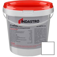 Клей-затирка на эпоксидной основе Indastro (Индастро) Стабекс XE3,0 E белый 010, 5 кг 88757