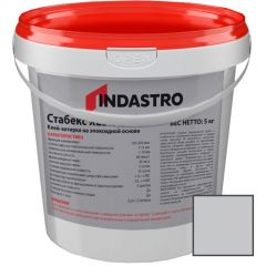 Клей-затирка на эпоксидной основе Indastro (Индастро) Стабекс XE3,0 E серый 020, 5 кг 88753