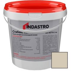 Клей-затирка на эпоксидной основе Indastro (Индастро) Стабекс XE3,0 E багамы 031, 5кг 88752