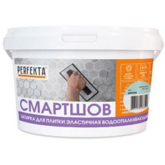 Затирка цементная Perfekta (Пэрфекта) Смартшов для плитки эластичная водоотталкивающая бирюза 2 кг