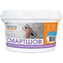 Затирка цементная Perfekta (Пэрфекта) Смартшов для плитки эластичная водоотталкивающая голубой 2 кг
