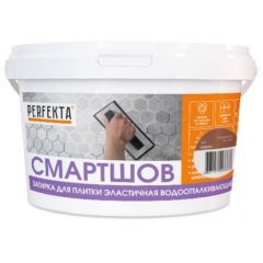 Затирка цементная Perfekta (Пэрфекта) Смартшов для плитки эластичная водоотталкивающая какао 2 кг