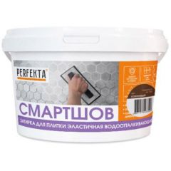 Затирка цементная Perfekta (Пэрфекта) Смартшов для плитки эластичная водоотталкивающая коричневый 2 кг