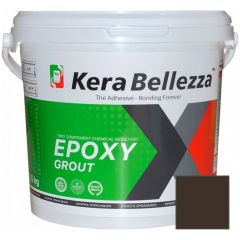 Затирка цветная эпоксидная KeraBellezza (Керабеллезза) Design К350 Тусклый серый 2 кг