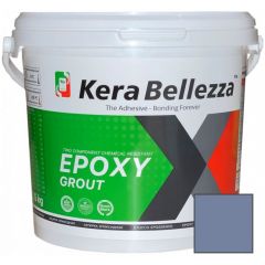 Затирка цветная эпоксидная KeraBellezza (Керабеллезза) Design К380 Светлый аспидно-серый 2 кг