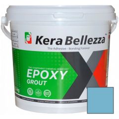 Затирка цветная эпоксидная KeraBellezza (Керабеллезза) Design К200 Пасмурно-небесный 1 кг