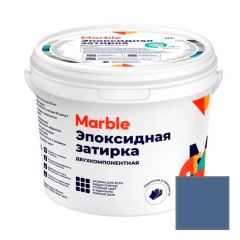 Затирка эпоксидная двухкомпонентная Marble (Марбл) № 304 пепельно-синий 2,5 кг