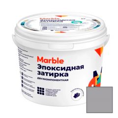 Затирка эпоксидная двухкомпонентная Marble (Марбл) № 012 серо-агатовый 2,5 кг