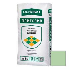 Затирка эластичная Основит (Osnovit) Плитсэйв XC6 E светло-зеленый 051 20 кг