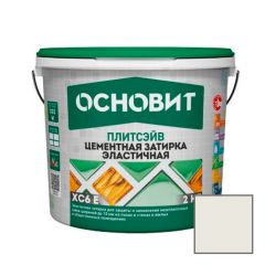 Затирка эластичная Основит (Osnovit) Плитсэйв XC6 E светлая платина 105 2 кг