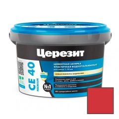 Затирка цементная эластичная Ceresit (Церезит) CE 40 Premium Чили №37 2 кг