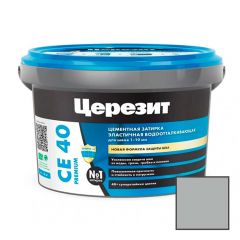 Затирка цементная эластичная Ceresit (Церезит) CE 40 Premium Манхеттен №10 2 кг