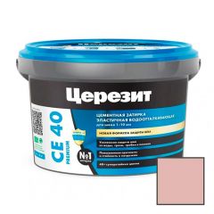Затирка цементная эластичная Ceresit (Церезит) CE 40 Premium Фламинго №33 2 кг