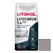 Затирка цементная Litokol (Литокол) Litochrom 1-6 Evo LE.105 серебристо-серая 5 кг
