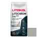 Затирка цементная Litokol (Литокол) Litochrom 1-6 Evo LE.125 дымчатая серая 5 кг