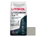 Затирка цементная Litokol (Литокол) Litochrom 1-6 Evo LE.125 дымчатая серая 2 кг