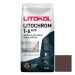 Затирка цементная Litokol (Литокол) Litochrom 1-6 Evo LE.245 горький шоколад 2 кг