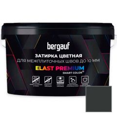 Затирка для межплиточных швов Bergauf (Бергауф) Elast Premium черная (графит) 2 кг