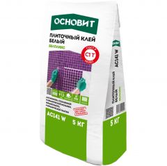 Клей для плитки Основит (Osnovit) Белпликс АС141W белый класс С1 Т 5 кг