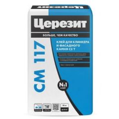 Клей для плитки эластичный универсальный Ceresit (Церезит) CM 117 25 кг