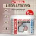 Реактивный двухкомпонентный клей для плитки эпоксидный Litokol Litoelastic Evo 5 кг
