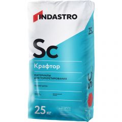 Торкрет смесь армированная полипропиленовым фиброволокном Indastro (Индастро) Крафтор SC40-2,5 D 25 кг 85822
