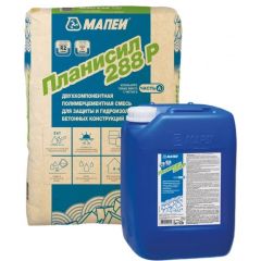 Гидроизоляция цементная Mapei (Мапей) Планисил 288 Р двухкомпонентная комплект (А+Б) 25 кг