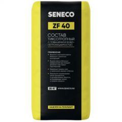 Состав тиксотропный с повышенной водонепроницаемостью Seneco (Сенеко) ZF 40 25 кг
