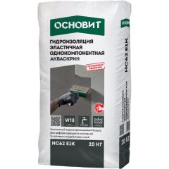 Гидроизоляция жесткая Основит (Osnovit) Акваскрин HC62 E1K 20 кг