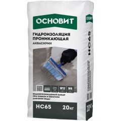 Гидроизоляция жесткая Основит (Osnovit) Акваскрин HC65 20 кг