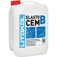 Гидроизоляция эластичная Litokol Elastocem двухкомпонентная компонент B 8 кг