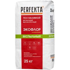 Пол наливной беспыльный Perfekta (Перфекта) Экофлор высокопрочный 25 кг