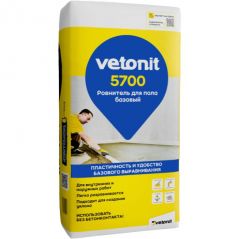 Ровнитель для пола базовый Weber-Vetonit (Ветонит) 5700 25 кг