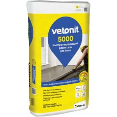 Быстротвердеющий ровнитель для пола Weber-Vetonit (Ветонит) 5000 25 кг