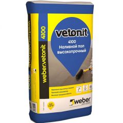 Универсальная смесь Самовыравнивающийся наливной пол Weber-Vetonit 4100 20 кг