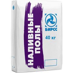 Финишная смесь наливной пол БИРСС (BIRSS) М250 Быстротвердеющий 34Н 40 кг