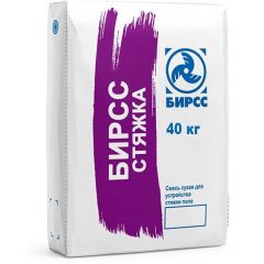Базовая смесь стяжка пола БИРСС (BIRSS) 16 М200 40 кг