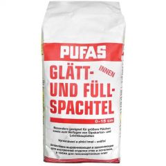 Шпатлевка гипсовая Pufas Glatt-und Fullspachtel белый мешок №3 20 кг