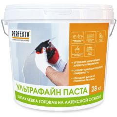 Шпаклевка готовая Perfekta (Перфекта) Ультрафайн Паста на латексной основе 28 кг