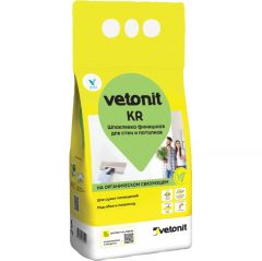 Шпатлевка финишная полимерная Weber-Vetonit (Ветонит) КР для стен и потолков белый 5 кг