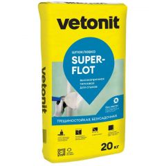 Шпаклевка гипсовая Vetonit (Ветонит) (бывш. Gyproc) Superflot высокопрочная для стыков трещиностойкая безусадочная белая 20 кг