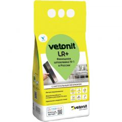 Финишная шпаклевка полимерная Weber-Vetonit (Ветонит) LR+ белый 5 кг
