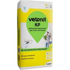 Шпатлевка финишная полимерная Weber-Vetonit (Ветонит) КР для стен и потолков белый 20 кг