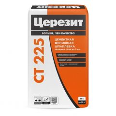 Шпатлевка цементная финишная Ceresit (Церезит) CT 225 серый 25 кг