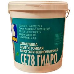 Шпатлевка влагостойкая легкая Semin (Семин) CE 78 Hydro 18 кг