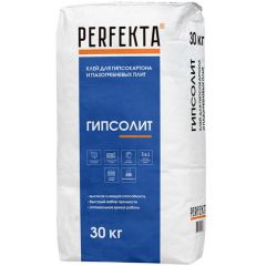 Клей для гипсокартона и пазогребневых плит Perfekta (Перфекта) Гипсолит 30 кг