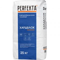 Клей для пеноблоков усиленный Perfekta (Перфекта) Хардблок 25 кг